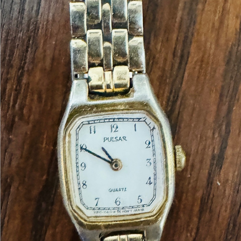 Pulsar Two-Tone Gold and Silver Watch